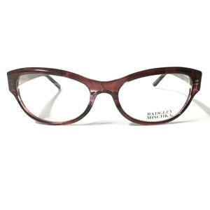 Badgley Mischka Burgundy Eyeglasses 
New!